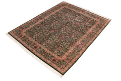 handmade Transitional Gulshan Green Gold Hand Knotted RECTANGLE 100% WOOL area rug 8x10