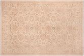 handmade Traditional Kafkaz Beige Tan Hand Knotted RECTANGLE 100% WOOL area rug 6x9
