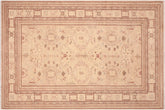 handmade Traditional Kafkaz Tan Brown Hand Knotted RECTANGLE 100% WOOL area rug 7x9
