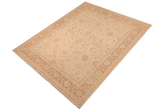 handmade Traditional Kafkaz Beige Brown Hand Knotted RECTANGLE 100% WOOL area rug 8 x 10