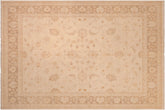 handmade Traditional Kafkaz Beige Brown Hand Knotted RECTANGLE 100% WOOL area rug 8x10