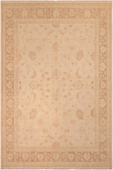 handmade Traditional Kafkaz Beige Brown Hand Knotted RECTANGLE 100% WOOL area rug 8 x 10
