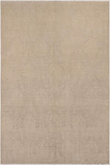 handmade Transitional Kafkaz Gray Tan Hand Knotted RECTANGLE WOOL&SILK area rug 8 x 10