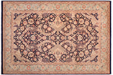 handmade Traditional Agra #2 Blue Lt. Green Hand Knotted RECTANGLE 100% WOOL area rug 6 x 9
