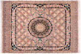 handmade Traditional New Mubashe Lt. Tan Black Hand Knotted RECTANGLE 100% WOOL area rug 9x12