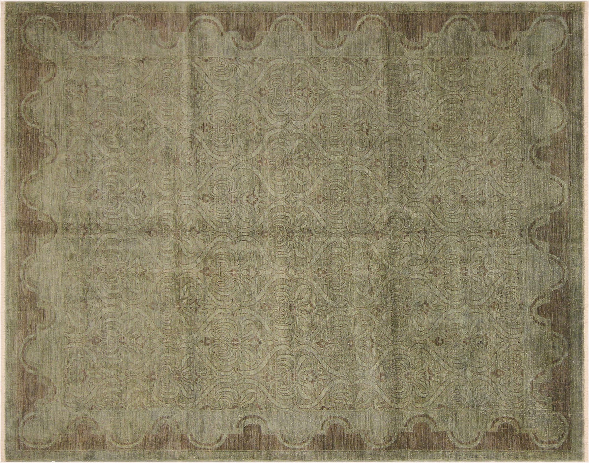 8x10 hand knotted overdyed wool rug in teal and red - Overdyed Persian Luvenia