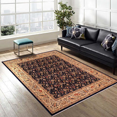 handmade Transitional Kafkaz Blue Lt. Gold Hand Knotted RECTANGLE 100% WOOL area rug 8 x 10