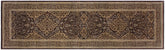 handmade Transitional Veg Dye Brown Gray Hand Knotted RUNNER 100% WOOL area rug 3' x 11'