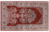 handmade Traditional Persian Rust Beige Hand Knotted RECTANGLE 100% WOOL area rug 3x5