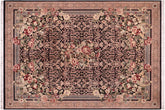 handmade Traditional Rasmi Romal Black Tan Hand Knotted RECTANGLE 100% WOOL area rug 10x14
