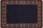 Chic Ziegler Florinda Blue/Red Wool Rug - 9'3'' x 12'4''