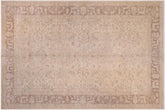 handmade Transitional Kafkaz Lt. Tan Lt. Brown Hand Knotted RECTANGLE 100% WOOL area rug 10' x 15'