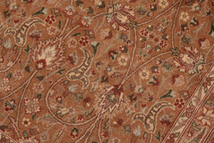 handmade Transitional Gold Brown Hand Knotted RECTANGLE 100% WOOL area rug 6x9