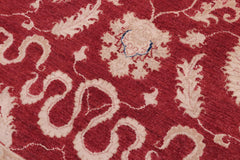 handmade Traditional Kafkaz Red Red Hand Knotted RECTANGLE 100% WOOL area rug 5x8