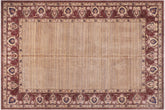handmade Modern Kafkaz Tan Brown Hand Knotted RECTANGLE 100% WOOL area rug 12' x 15'