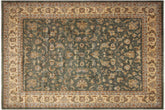 handmade Traditional Design Green Tan Hand Knotted RECTANGLE 100% WOOL area rug 12' x 15'
