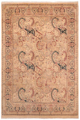 Traditional Kellye Ivory Ivory Hand Knotted Area rugs 8 x 10