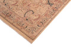 Vintage Persian Kellye Ivory/Ivory Wool Rug - 8'4'' x 10'6''