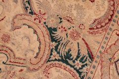 Vintage Persian Kellye Ivory/Ivory Wool Rug - 8'4'' x 10'6''