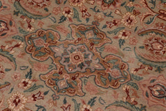 handmade Transitional Lt. Green Gray Hand Knotted RECTANGLE 100% WOOL area rug 8' x 10'