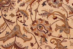 handmade Traditional Lt. Tan Gold Hand Knotted RECTANGLE 100% WOOL area rug 8' x 10'