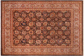 handmade Transitional Design Brown Gray Hand Knotted RECTANGLE 100% WOOL area rug 8' x 10'