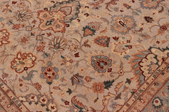 handmade Traditional Veg Dye Lt. Gray Lt. Gray Hand Knotted RECTANGLE 100% WOOL area rug 8' x 10'