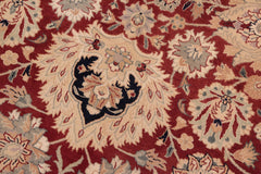 handmade Traditional Red Blue Hand Knotted RECTANGLE 100% WOOL area rug 8x10