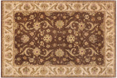 Chic Ziegler Elke Brown/Tan Hand Knotted Wool Rug - 8'8'' x 12'1''