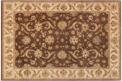 Chic Ziegler Elke Brown/Tan Hand Knotted Wool Rug - 8'8'' x 12'1''