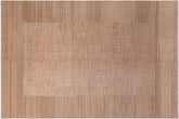 handmade Modern Gabbeh Tan Beige Hand Knotted RECTANGLE 100% WOOL area rug 6' x 9'