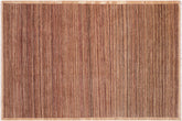 handmade Modern Gabbeh Tan Beige Hand Knotted RECTANGLE 100% WOOL area rug 6' x 9'