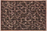 handmade Modern Kafkaz Black Brown Hand Knotted RECTANGLE 100% WOOL area rug 6' x 9'