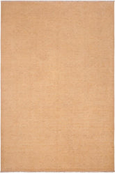 handmade Transitional Kafkaz Tan Tan Hand Knotted RECTANGLE 100% WOOL area rug 6 x 9