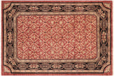 handmade Transitional Kafkaz Red Black Hand Knotted RECTANGLE 100% WOOL area rug 6' x 9'