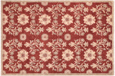 handmade Modern Kafkaz Rust Tan Hand Knotted RECTANGLE 100% WOOL area rug 6' x 9'