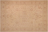 handmade Traditional Kafkaz Beige Brown Hand Knotted RECTANGLE 100% WOOL area rug 10x13