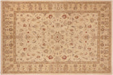 handmade Traditional Kafkaz Beige Tan Hand Knotted RECTANGLE 100% WOOL area rug 10x14
