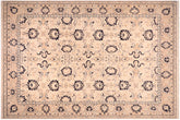 handmade Transitional Kafkaz Tan Lt. Brown Hand Knotted RECTANGLE 100% WOOL area rug 10' x 14'