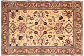 Classic Ziegler Frank Beige/Red Hand Knotted Wool Rug - 6'5'' x 8'5''