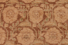 handmade Modern Kafkaz Brown Tan Hand Knotted RECTANGLE 100% WOOL area rug 6' x 8'