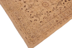 handmade Transitional Kafkaz Beige Tan Hand Knotted RECTANGLE 100% WOOL area rug 6 x 9