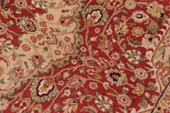 handmade Traditional Design Rust Rust Hand Knotted RECTANGLE 100% WOOL area rug 6' x 9'