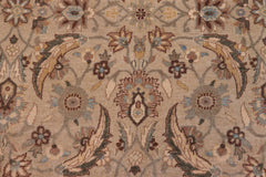 handmade Transitional Lahore Lt. Gray Lt. Green Hand Knotted RECTANGLE 100% WOOL area rug 6' x 9'
