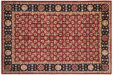 Boho Chic Ziegler Dawne Red/Blue Wool Rug - 6'1'' x 8'9''