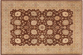 Boho Chic Ziegler Sharleen Brown/Beige Wool Rug - 10'3'' x 13'7''