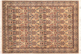 handmade Transitional Razia Beige Grey Hand Knotted RECTANGLE 100% WOOL area rug 6x9