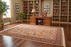 handmade Traditional Tabriz Taupe Blue Hand Knotted RECTANGLE 100% WOOL area rug 6x9