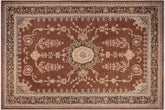 handmade Traditional Kafkaz Rust Charcoal Hand Knotted RECTANGLE 100% WOOL area rug 10' x 14'