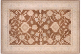 handmade Traditional Kafkaz Brown Beige Hand Knotted RECTANGLE 100% WOOL area rug 10x14